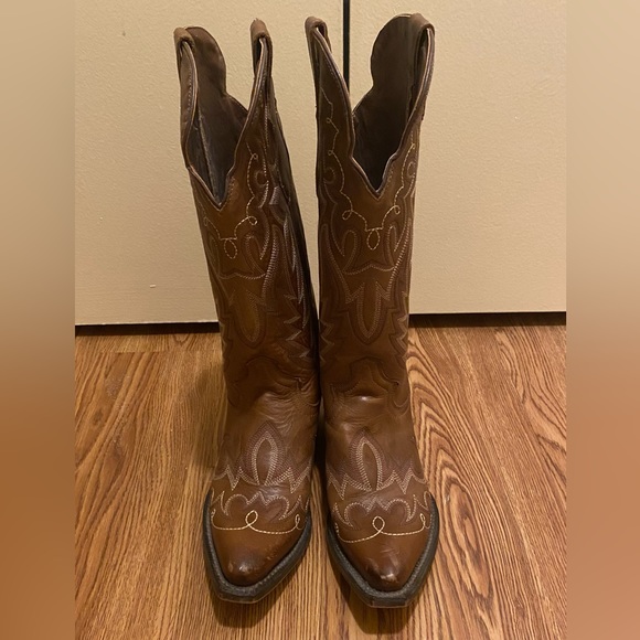 JUSTINE BOOT 6 CM IN BRONZE BROWN CALFSKIN main image 1
